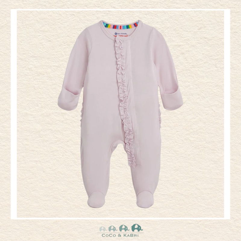 Magnetic Me "Grape Ice" Modal Footie With Ruffles, CoCo & KaBri Children's Boutique