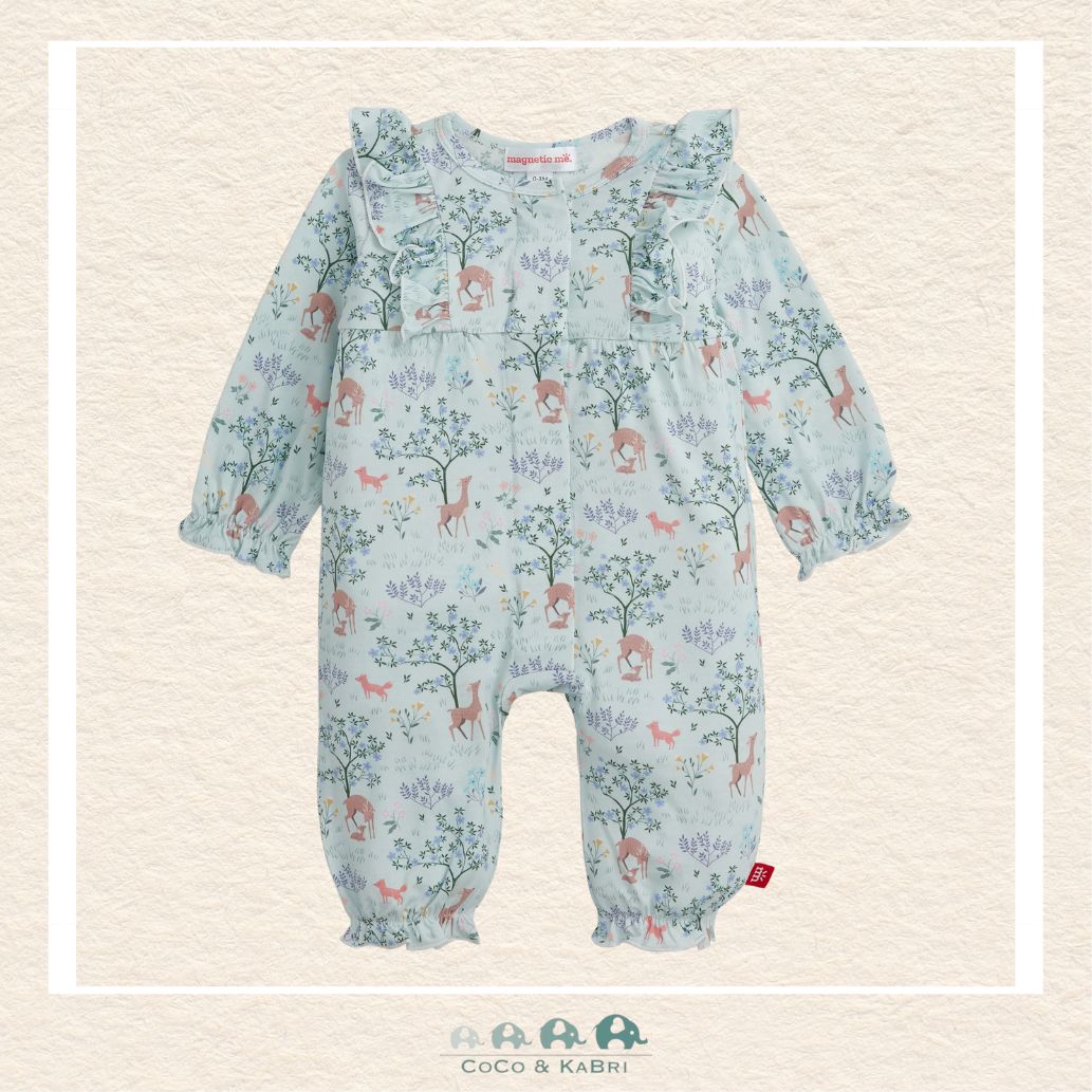 Magnetic Me "Love You Deerly" Modal Ruffle Romper, CoCo & KaBri Children's Boutique