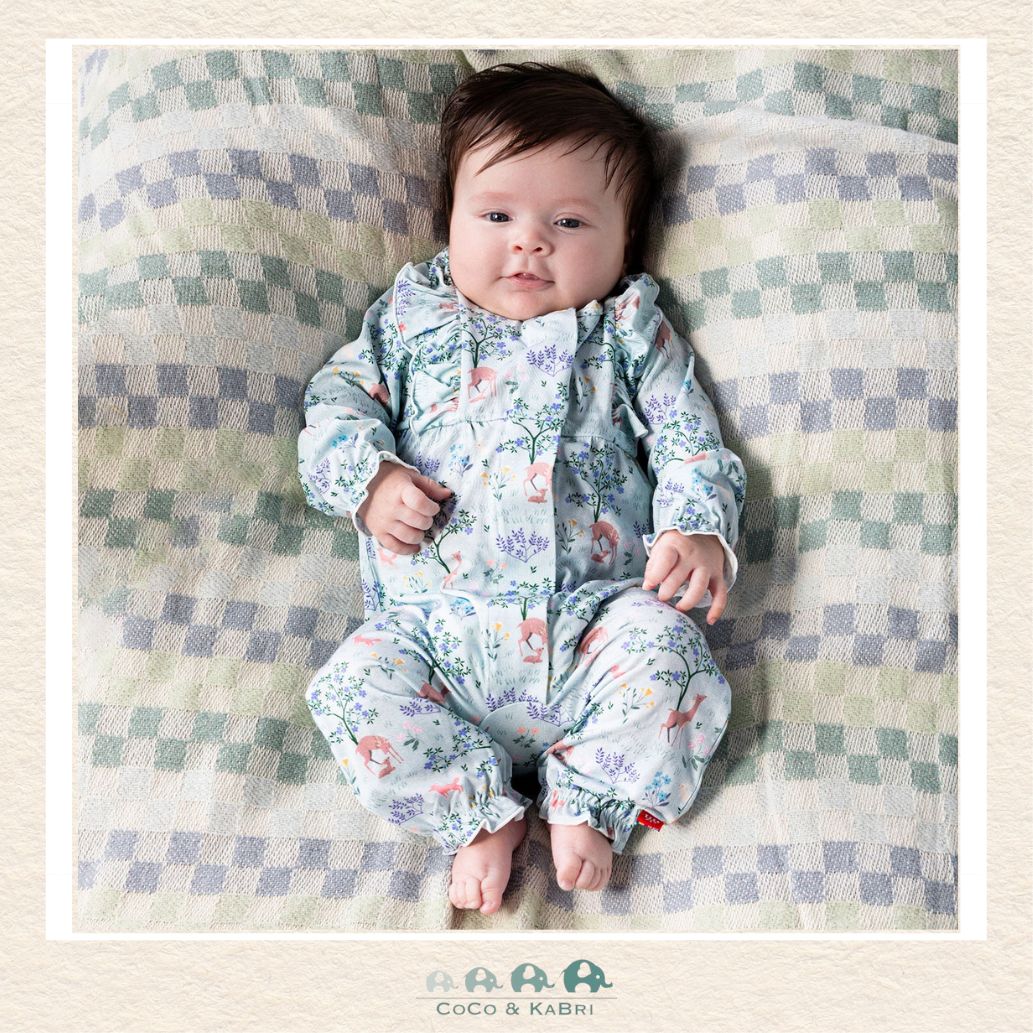 Magnetic Me "Love You Deerly" Modal Ruffle Romper, CoCo & KaBri Children's Boutique