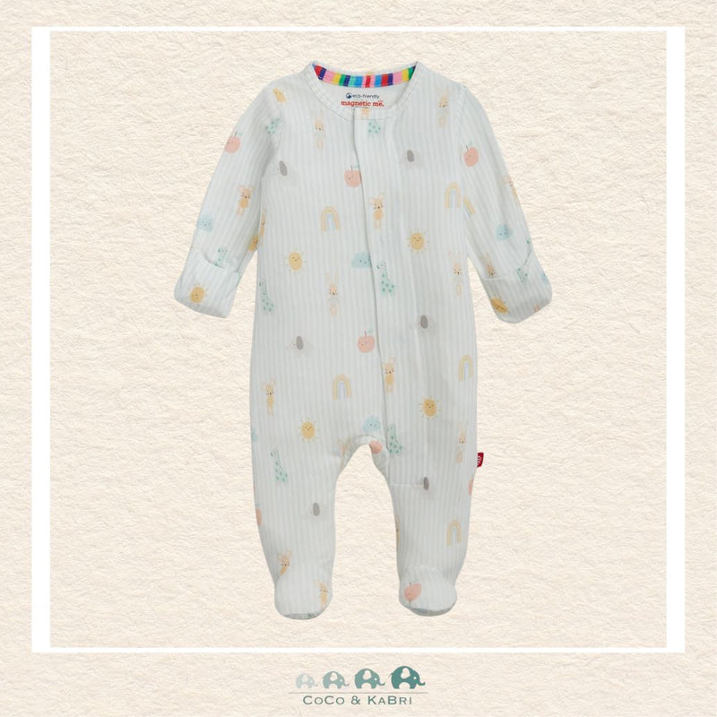 Magnetic Me: Lullby Sky - Blue Modal Footie, CoCo & KaBri Children's Boutique