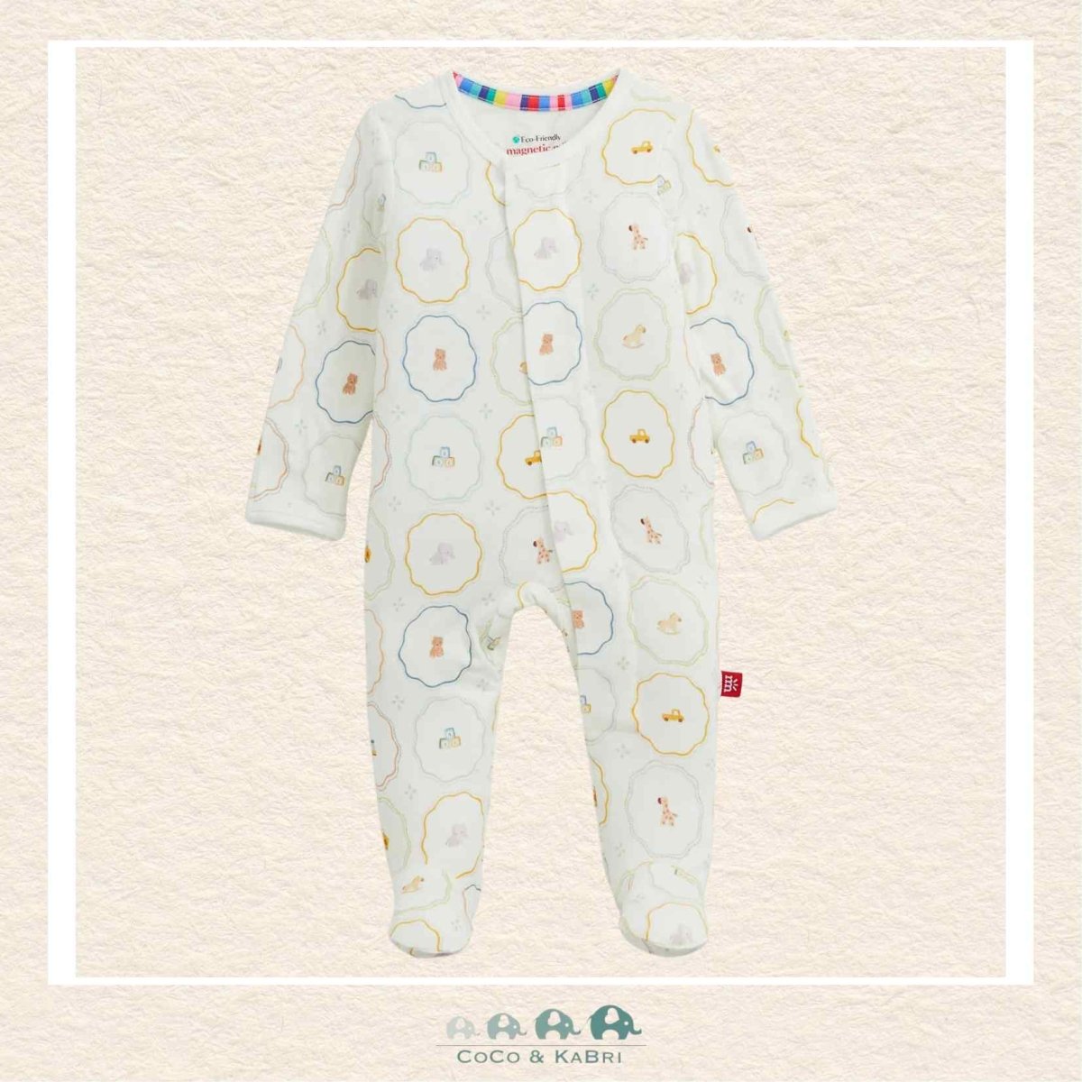 Magnetic Me: Nursery Magic Cream Modal Footie, CoCo & KaBri Children's Boutique, Brooks Alberta Canada