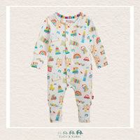 Magnetic Me Play All Day baby coverall in ultra-soft, breathable modal fabric featuring hidden magnetic closures for lightning-fast changes and a premium boutique fit | Canada