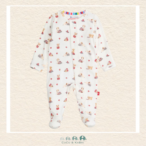 Magnetic Me "Pup Fiction" Modal Footie,  Front View, CoCo & KaBri Children's Boutique, Canada