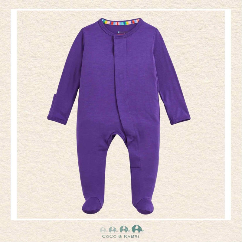 Magnetic Me: Purple Solid Modal Footie, CoCo & KaBri Children's Boutique, Brooks Alberta Canada