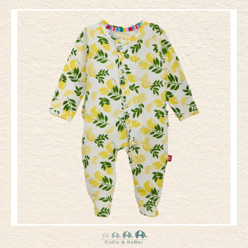 Magnetic Me: Simply the Zest Modal Ruffle Footie, CoCo & KaBri Children's Boutique
