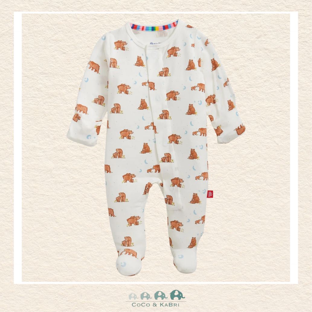 Magnetic Me: Wildly Loved Modal Magnetic Footie, Front View, CoCo & KaBri Children's Boutique Canada