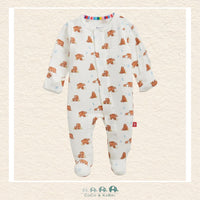 Magnetic Me: Wildly Loved Modal Magnetic Footie, Front View, CoCo & KaBri Children's Boutique Canada