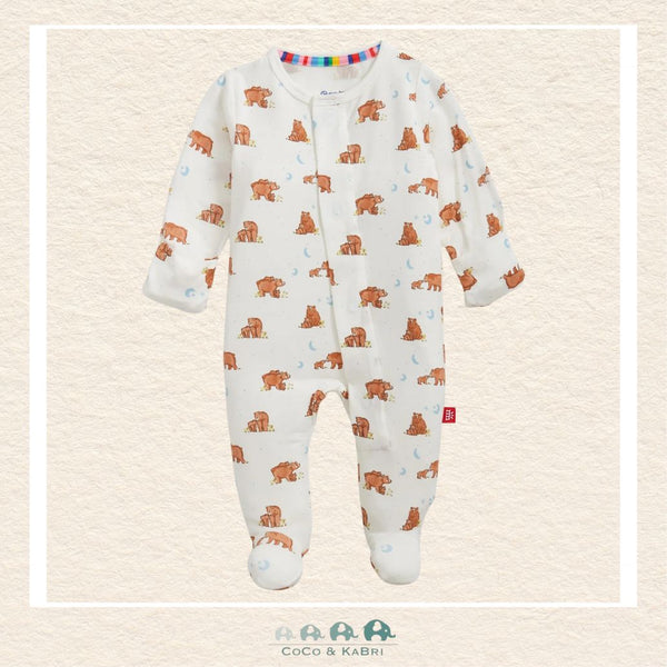 Magnetic Me: Wildly Loved (Bears) Modal Magnetic Footie, Front View, CoCo & KaBri Children's Boutique Brooks Alberta Canada