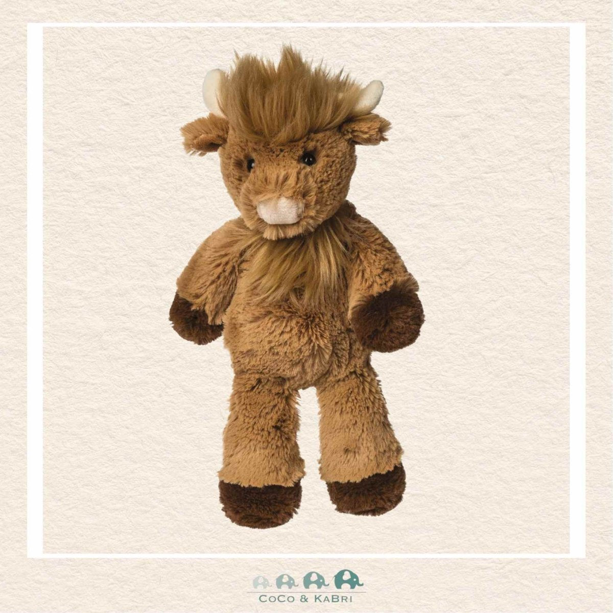 Mary Meyer: Marshmallow zoo Junior - 9” Highland Cow, CoCo & KaBri Children's Boutique, Brooks Alberta Canada