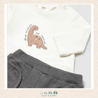 Mayoral Baby Boy 3 Piece Dinosaur Outfit, CoCo & KaBri Children's Boutique, Brooks Alberta Canada