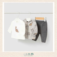 Mayoral Baby Boy 3 Piece Dinosaur Outfit, CoCo & KaBri Children's Boutique, Brooks Alberta Canada