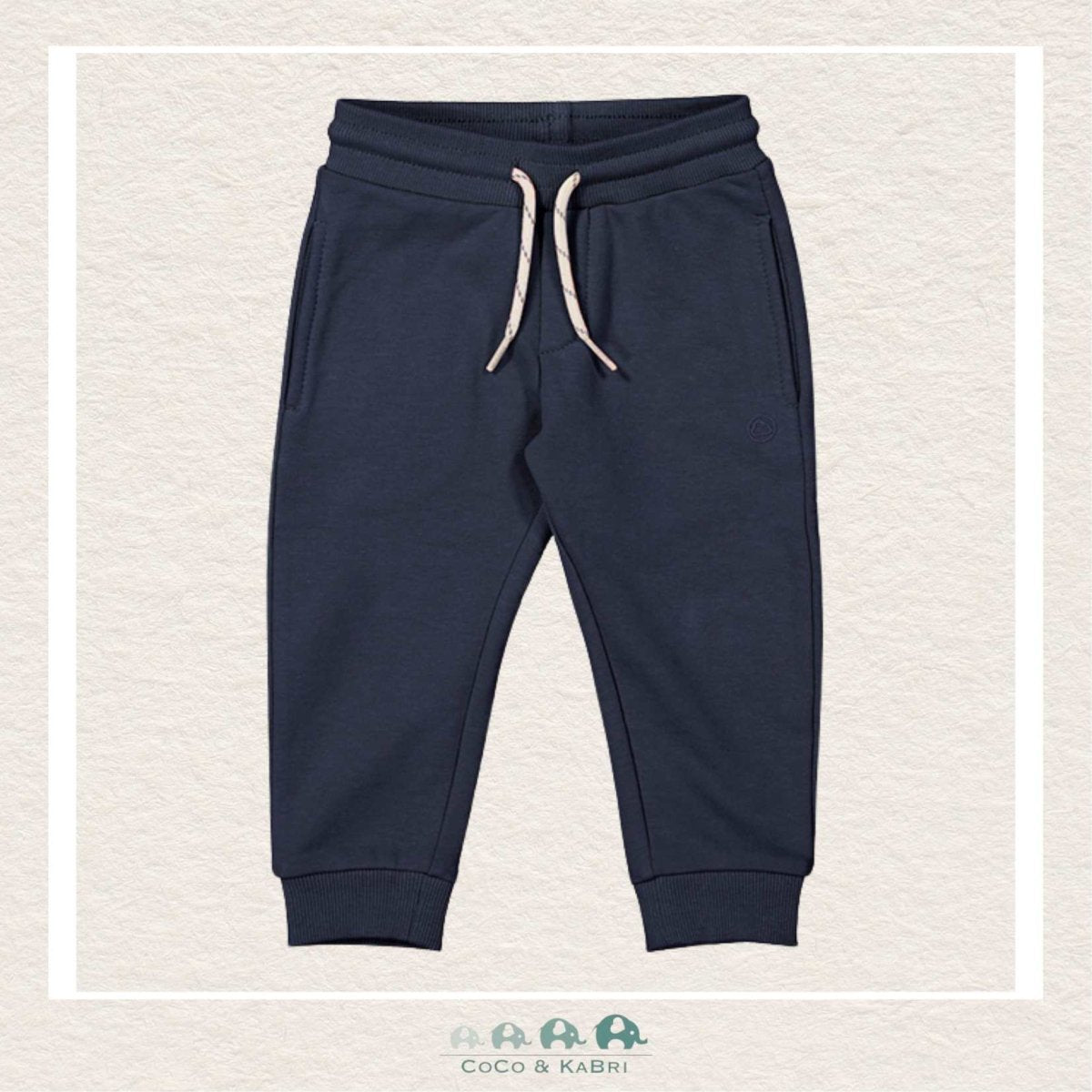 Mayoral Baby Boy Basic Cuffed Fleece Jogging Pant - Navy, CoCo & KaBri Children's Boutique