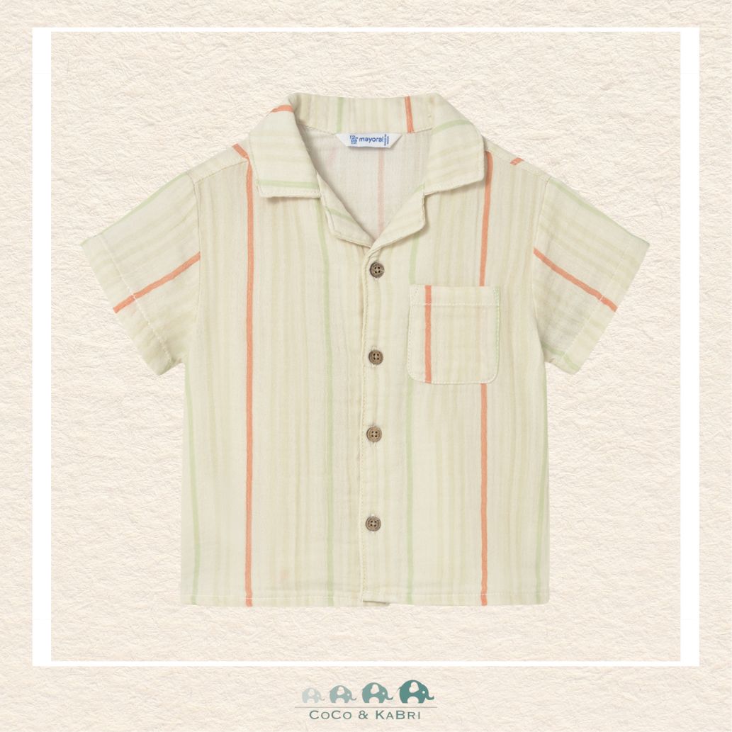 Mayoral: Baby Boy Button Up Striped Shirt, CoCo & KaBri Children's Boutique