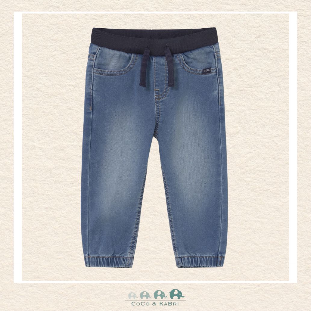 Mayoral: Baby Boy Denim Jogging Pants, CoCo & KaBri Children's Boutique