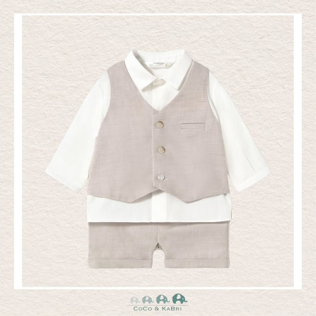 Mayoral Baby Boy Dress Shorts & Vest, CoCo & KaBri Children's Boutique