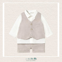 Mayoral Baby Boy Dress Shorts & Vest, CoCo & KaBri Children's Boutique