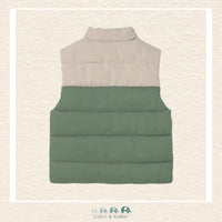 Mayoral Baby Boy Reversible Vest – Skateboarding Dog Green, CoCo & KaBri Children's Boutique