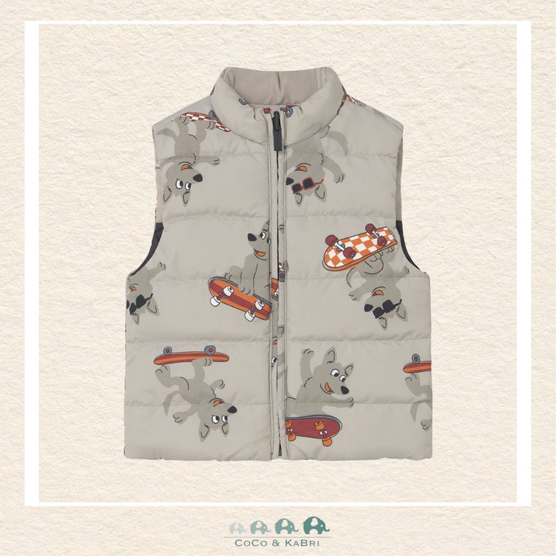 Mayoral Baby Boy Reversible Vest – Skateboarding Dog, CoCo & KaBri Children's Boutique