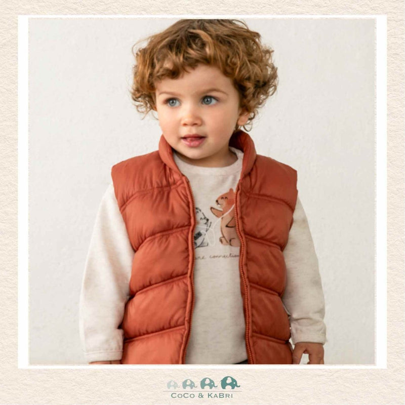 Mayoral Baby Boy/ Toddler Orange Vest Set, CoCo & KaBri Children's Boutique, Brooks Alberta Canada