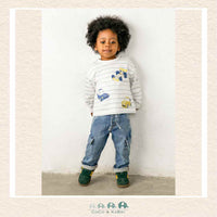 Mayoral: Baby Boy/ Toddler Soft Denim Cargo Pants - Light Wash, CoCo & KaBri Children's Boutique, Brooks Alberta Canada
