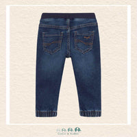 Mayoral: Baby Boy/ Toddler Soft Denim Jogger Pants - Dark Wash, CoCo & KaBri Children's Boutique, Brooks Alberta Canada