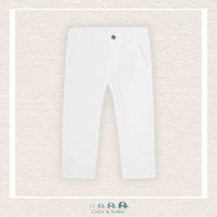 Mayoral Baby Boy White Chino Pants, CoCo & KaBri Children's Boutique