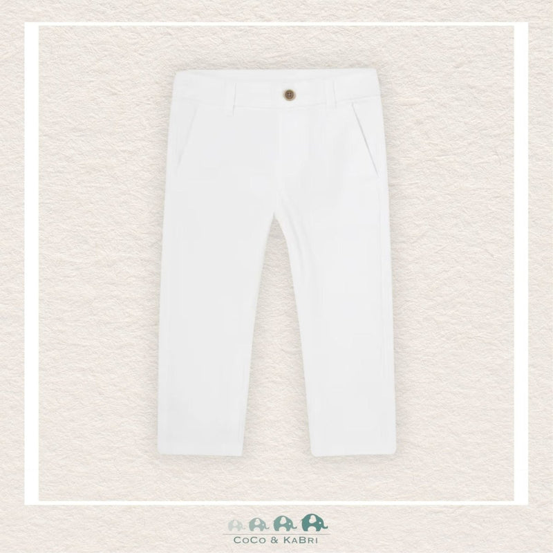 Mayoral Baby Boy White Chino Pants, CoCo & KaBri Children's Boutique