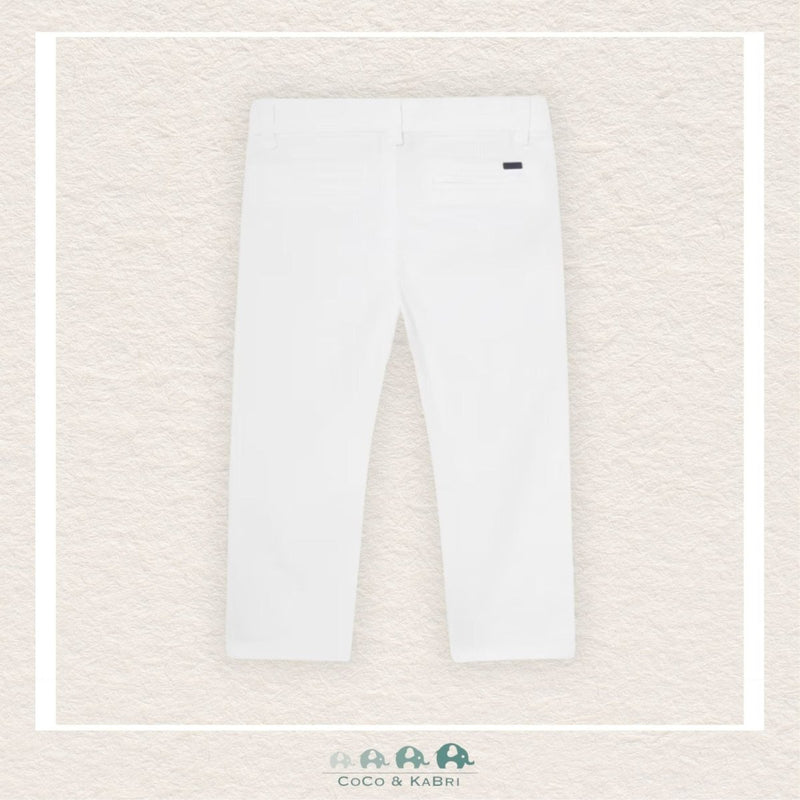 Mayoral Baby Boy White Chino Pants, CoCo & KaBri Children's Boutique