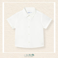 Mayoral: Baby Boy White top, CoCo & KaBri Children's Boutique, Brooks Alberta Canada