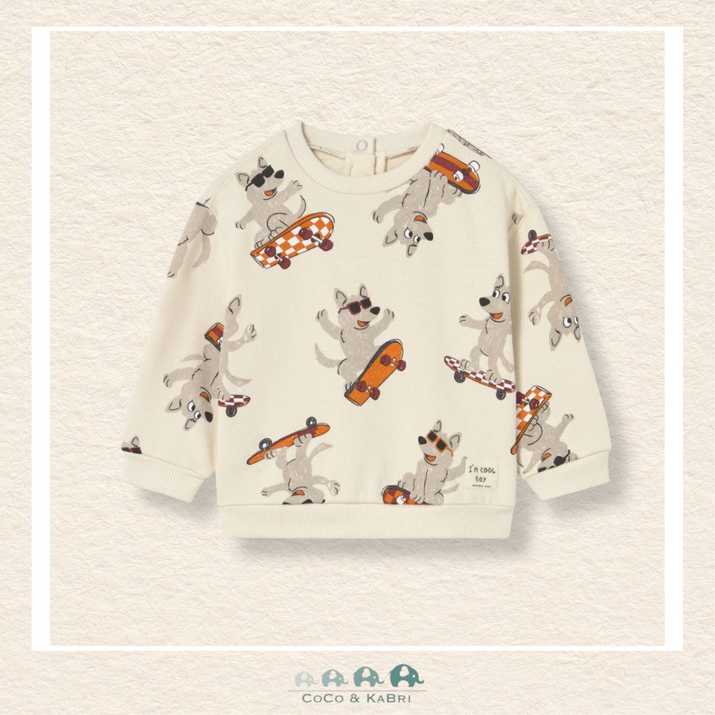 Mayoral: Baby Boy/Toddler Skateboarding Dog Sweatshirt, CoCo & KaBri Children's Boutique