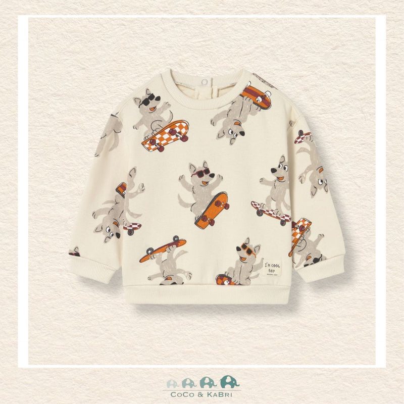Mayoral: Baby Boy/Toddler Skateboarding Dog Sweatshirt, CoCo & KaBri Children's Boutique