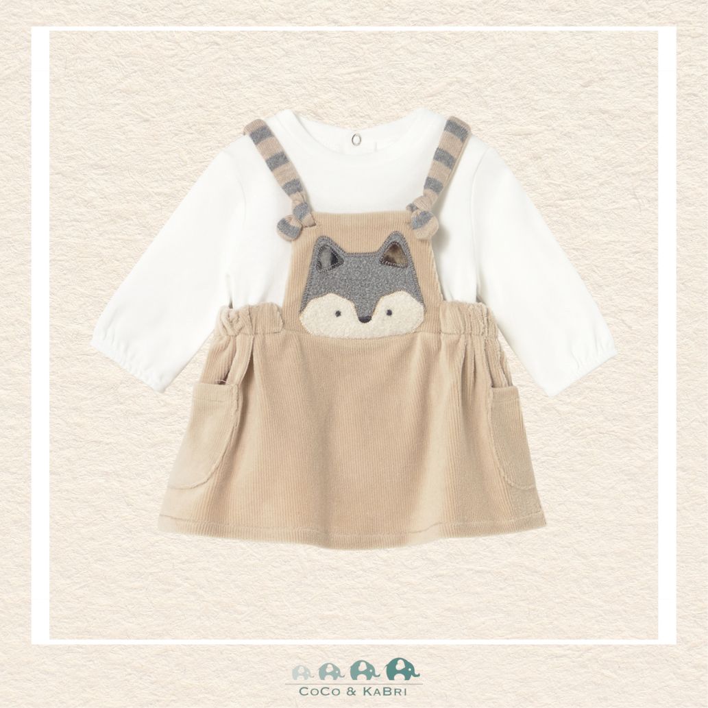 Mayoral Baby Fox Overall Skirt & Top, CoCo & KaBri Children's Boutique