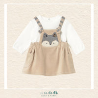 Mayoral Baby Fox Overall Skirt & Top, CoCo & KaBri Children's Boutique