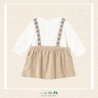 Mayoral Baby Fox Overall Skirt & Top, CoCo & KaBri Children's Boutique