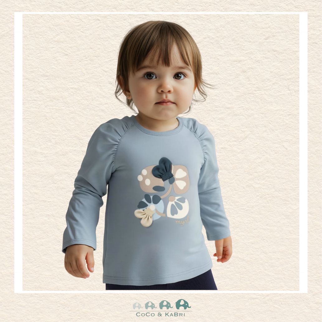 Mayoral: Baby Girl Blue Tshirt, CoCo & KaBri Children's Boutique