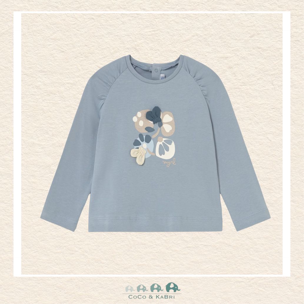 Mayoral: Baby Girl Blue Tshirt, CoCo & KaBri Children's Boutique