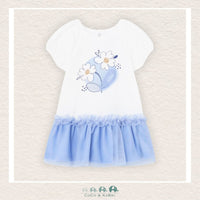 Mayoral Baby Girl Blue Tulle Dress, CoCo & KaBri Children's Boutique