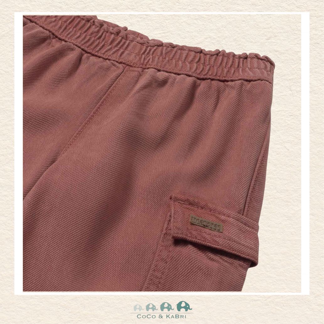 Mayoral Baby Girl Cargo Pants - Terracotta, CoCo & KaBri Children's Boutique