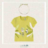 Mayoral Baby Girl Green T-shirt - Zebra, CoCo & KaBri Children's Boutique