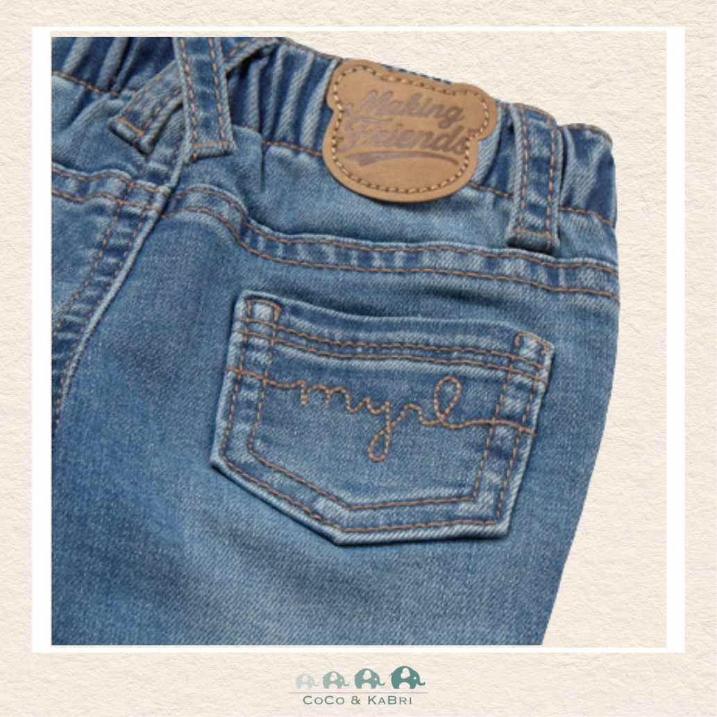 Mayoral: Baby Girl Jeans - Medium Wash, CoCo & KaBri Children's Boutique, Brooks Alberta Canada