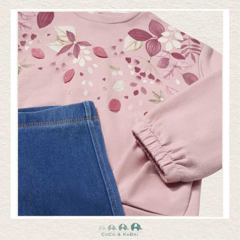 Mayoral Baby Girl Sweatshirt & Denim Pants, CoCo & KaBri Children's Boutique