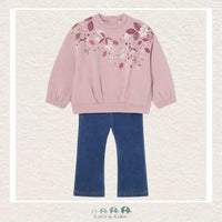 Mayoral Baby Girl Sweatshirt & Denim Pants, CoCo & KaBri Children's Boutique