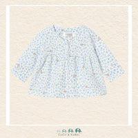 Front view of Mayoral baby zip up sweatshirt for sizes 2/4m-18M | Canada