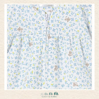 Close up view of Mayoral baby zip up sweatshirt for sizes 2/4m-18M | Canada