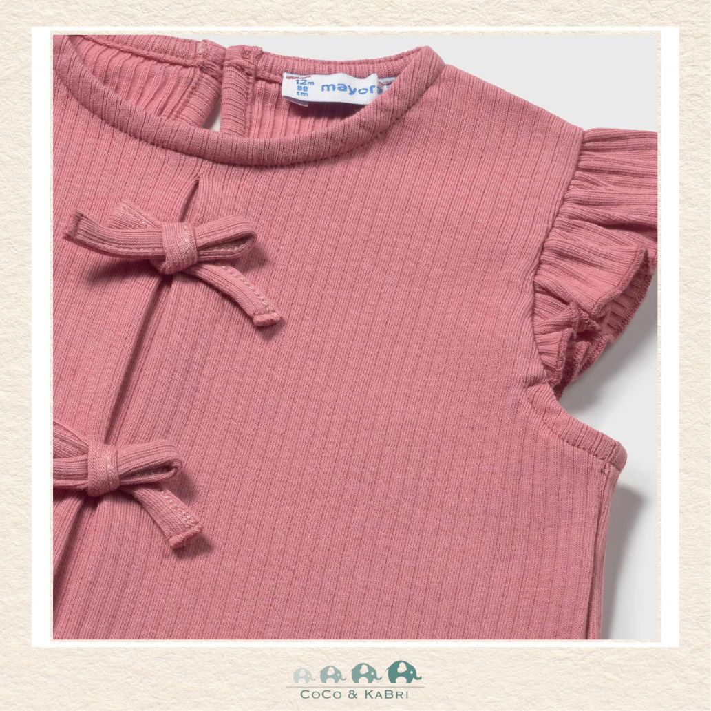 Mayoral: Baby Girl Top, Close up view of top CoCo & KaBri Children's Boutique, Canada