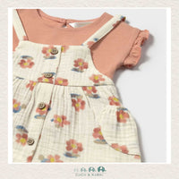 Mayoral Baby Girl Tshirt & Floral Overall Set, CoCo & KaBri Children's Boutique