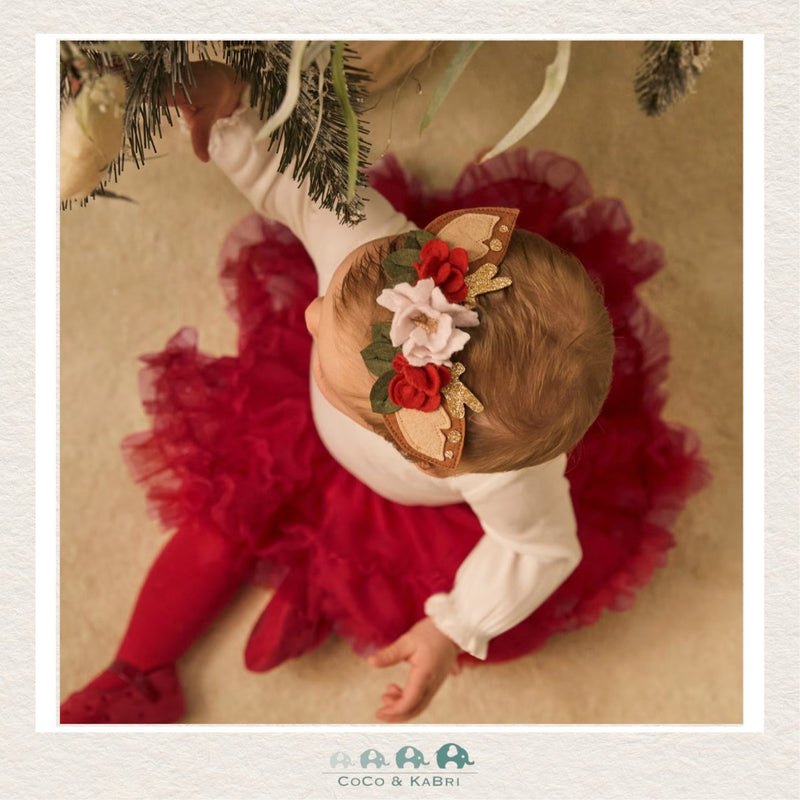 Mayoral Baby Girl Tulle Skirt and Reindeer Diadem, CoCo & KaBri Children's Boutique