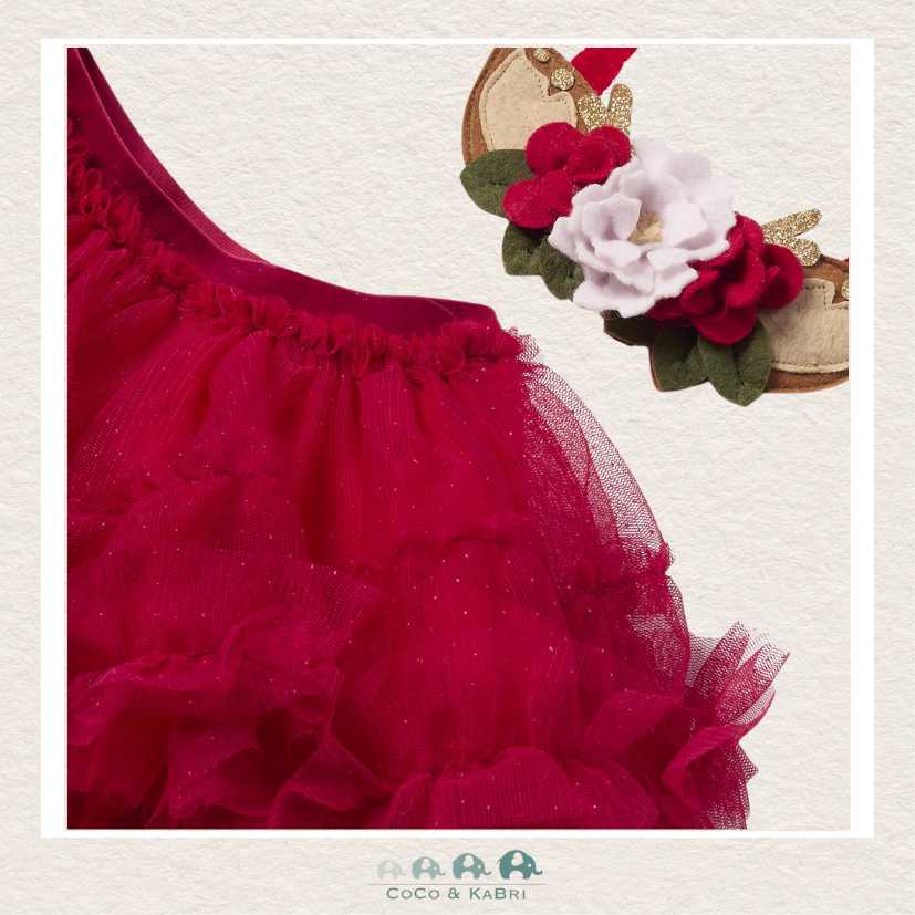 Mayoral Baby Girl Tulle Skirt and Reindeer Diadem, CoCo & KaBri Children's Boutique