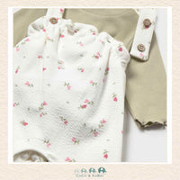 Mayoral Baby Girl Two Piece Overall & Shirt Set, CoCo & KaBri Children's Boutique, Brooks Alberta Canada