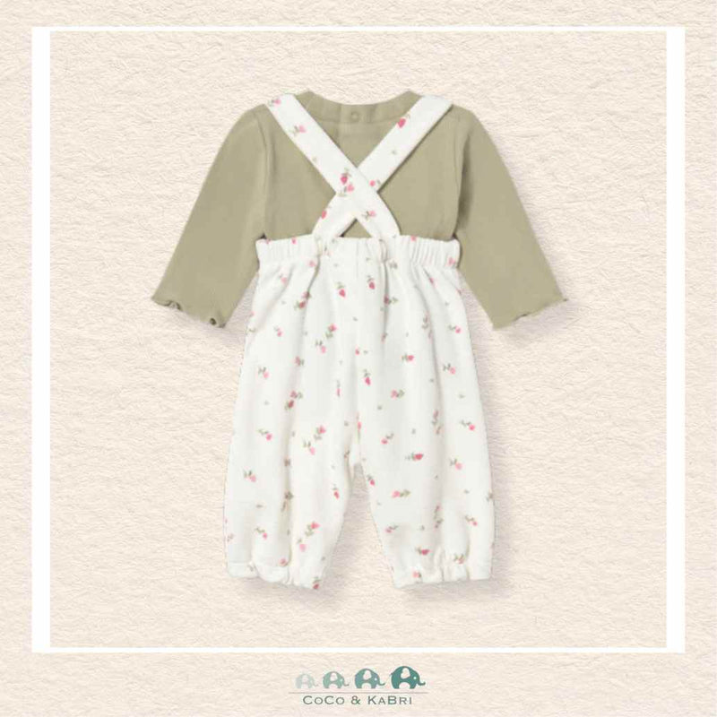 Mayoral Baby Girl Two Piece Overall & Shirt Set, CoCo & KaBri Children's Boutique, Brooks Alberta Canada